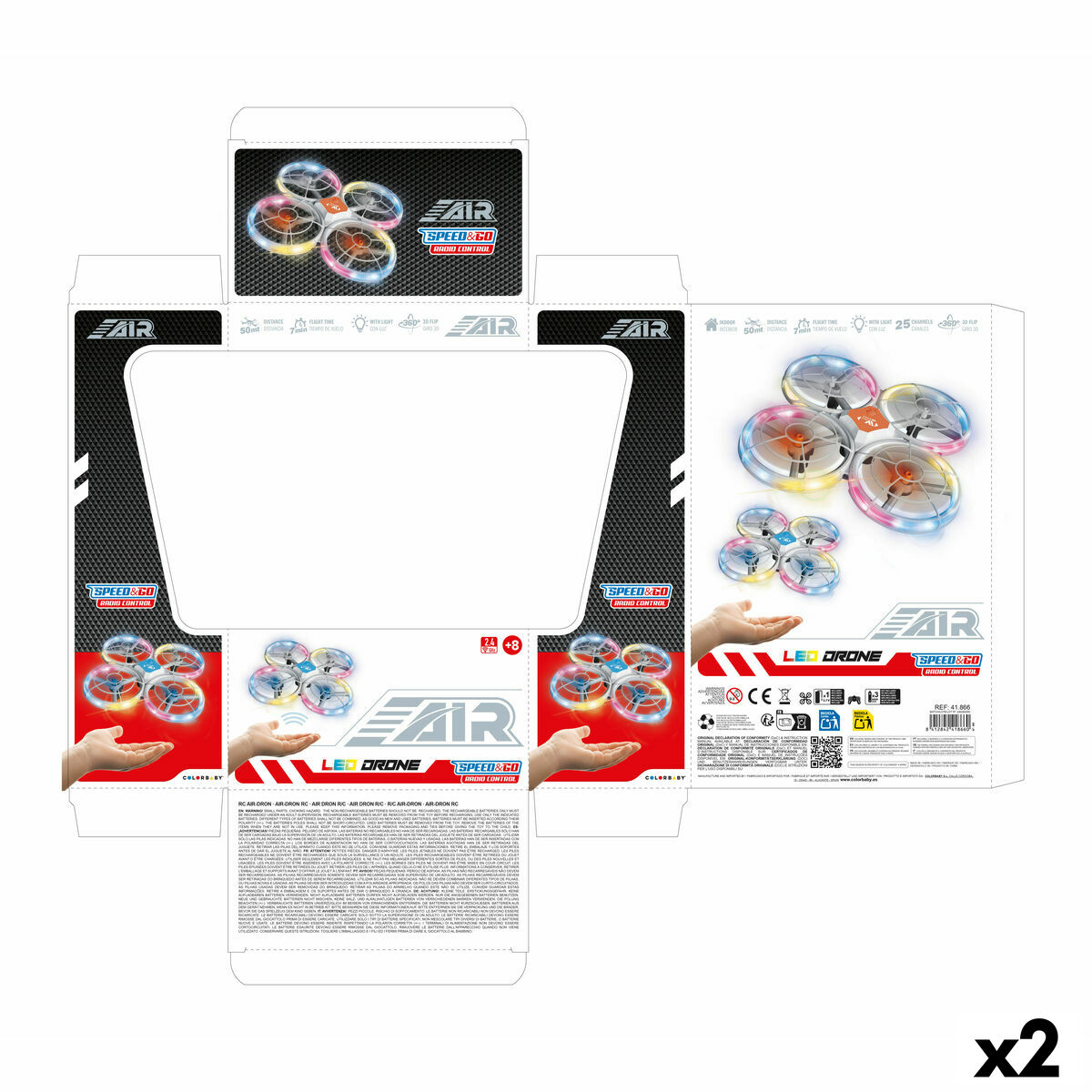 Radio control Helicopter Colorbaby (2 Units)