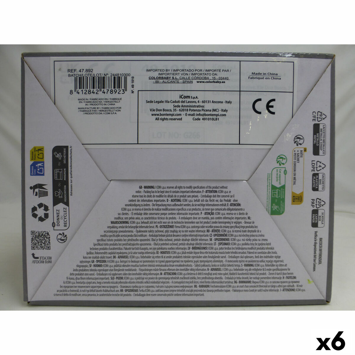 Speaker with Karaoke Microphone Bontempi 6 Units