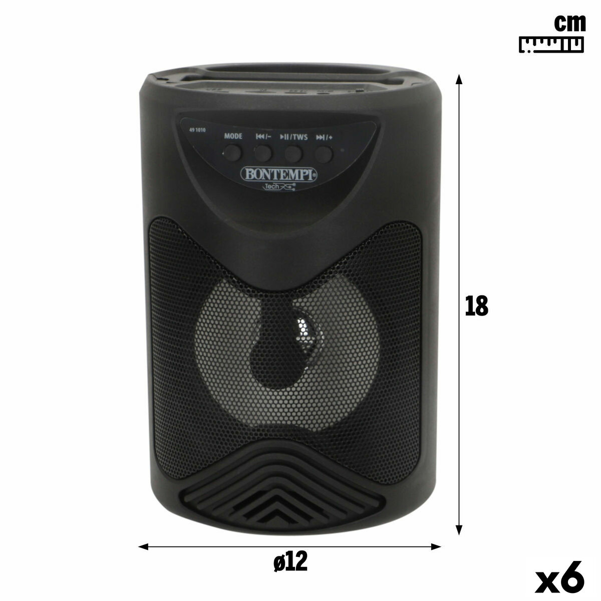 Speaker with Karaoke Microphone Bontempi 6 Units