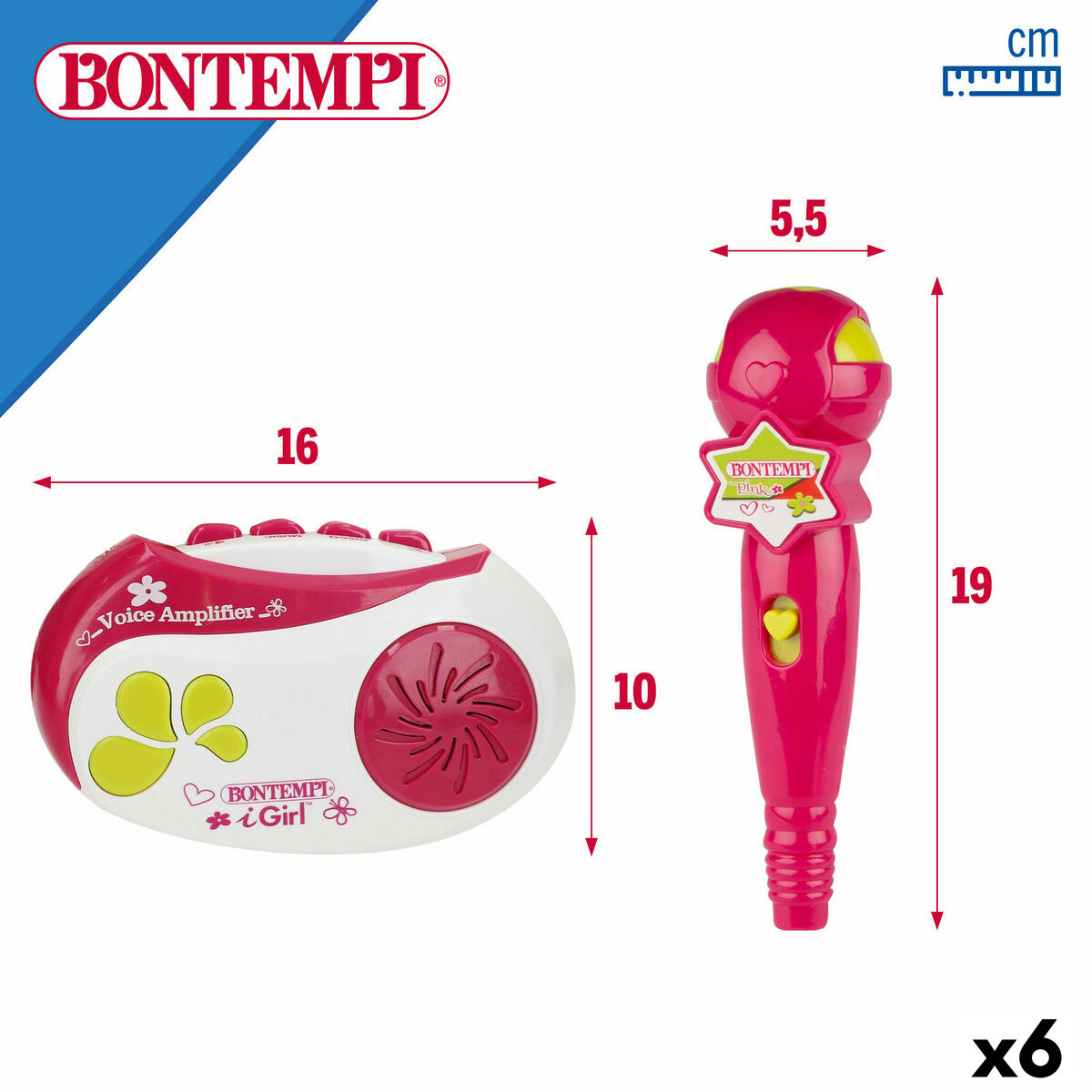 Toy microphone Bontempi
