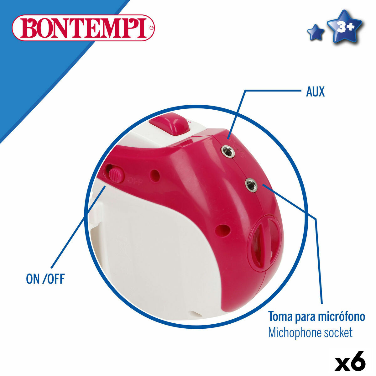 Toy microphone Bontempi