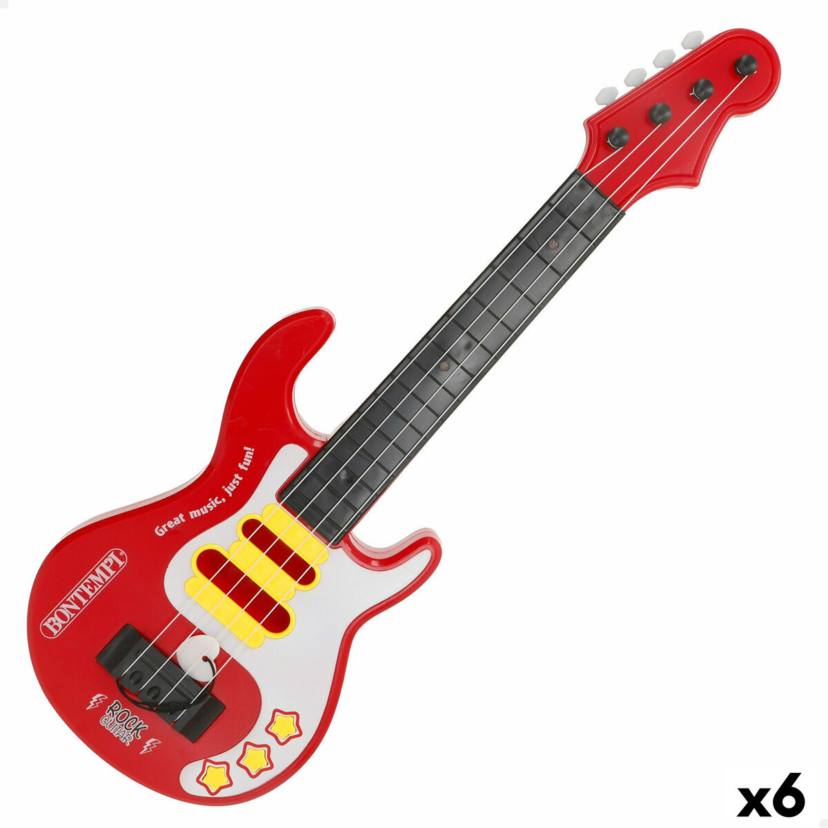 Baby Guitar Bontempi 17 x 51 x 5 cm (6 Units) Baby Guitar Bontempi 17 x 51 x 5 cm (6 Units)