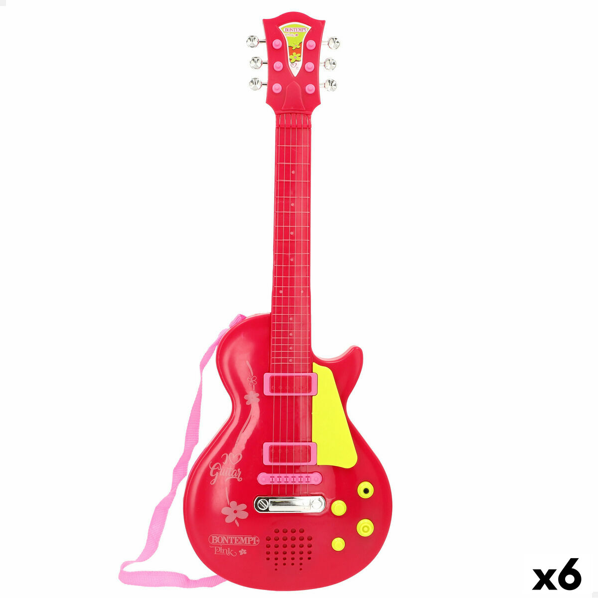 Baby Guitar Bontempi 20 x 56 x 4 cm (6 Units) Baby Guitar Bontempi 20 x 56 x 4 cm (6 Units)