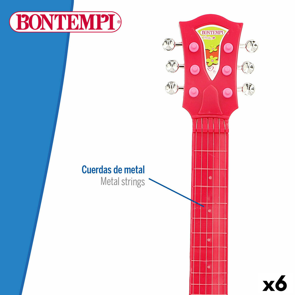 Baby Guitar Bontempi 20 x 56 x 4 cm (6 Units)