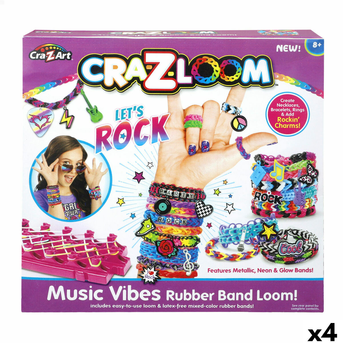 Make-Up Set Cra-Z-Art 33 x 5 x 3 cm (4 Units) Make-Up Set Cra-Z-Art 33 x 5 x 3 cm (4 Units)