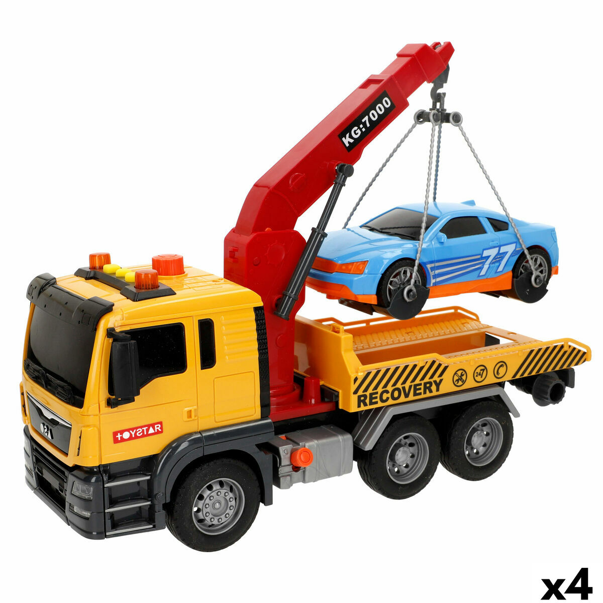 Crane Lorry Speed & Go 33 x 23 x 12 cm (4 Units) Crane Lorry Speed & Go 33 x 23 x 12 cm (4 Units)