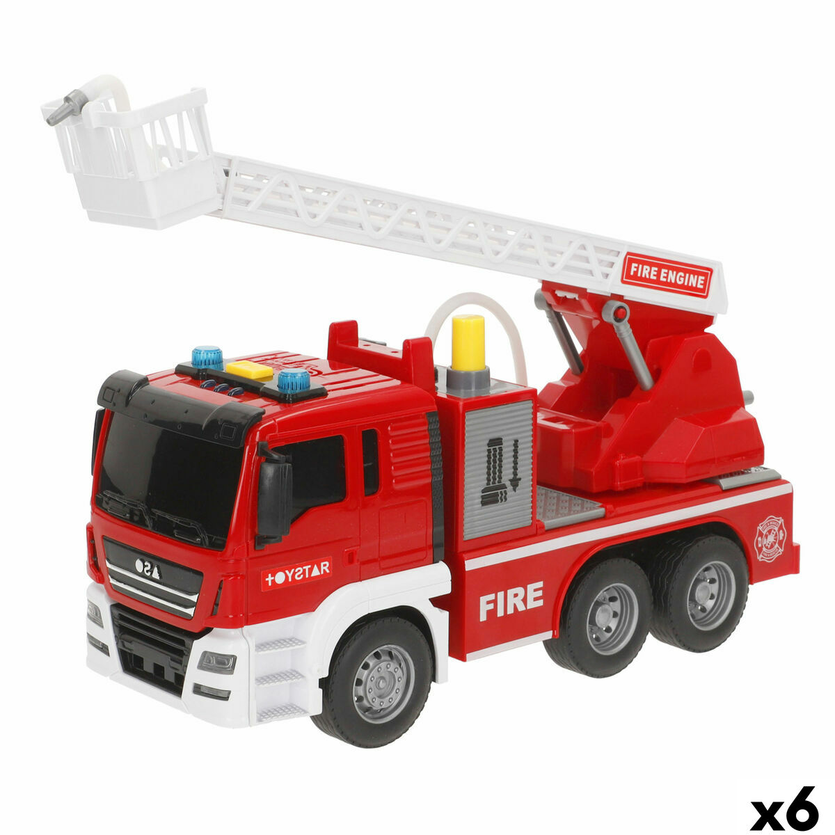 Fire Engine with Light and Sound Speed & Go 26 x 14 x 9 cm (6 Units) Fire Engine with Light and Sound Speed & Go 26 x 14 x 9 cm (6 Units)