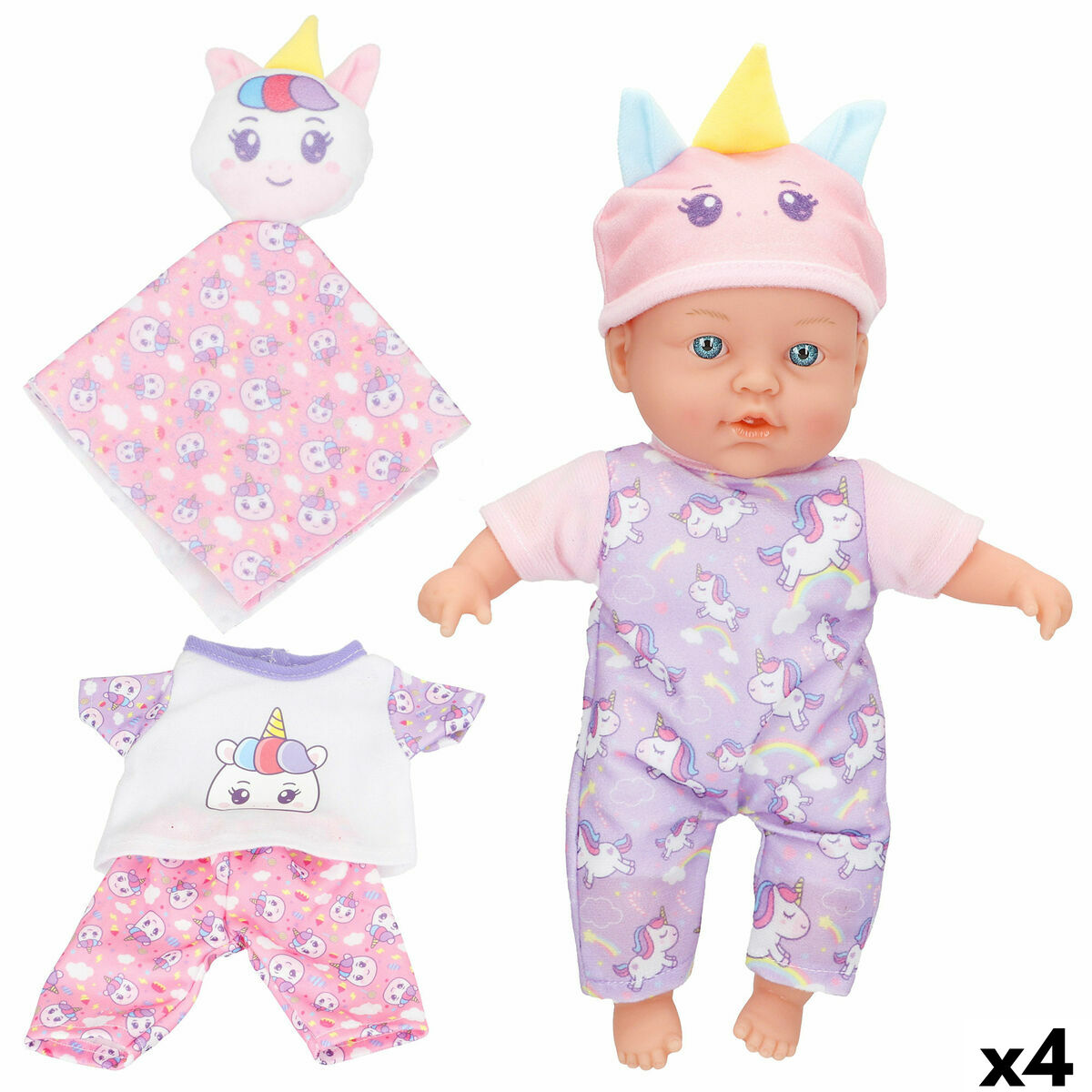 Baby Doll 21 x 32 x 9,5 cm 4 Units Baby Doll 21 x 32 x 9,5 cm 4 Units