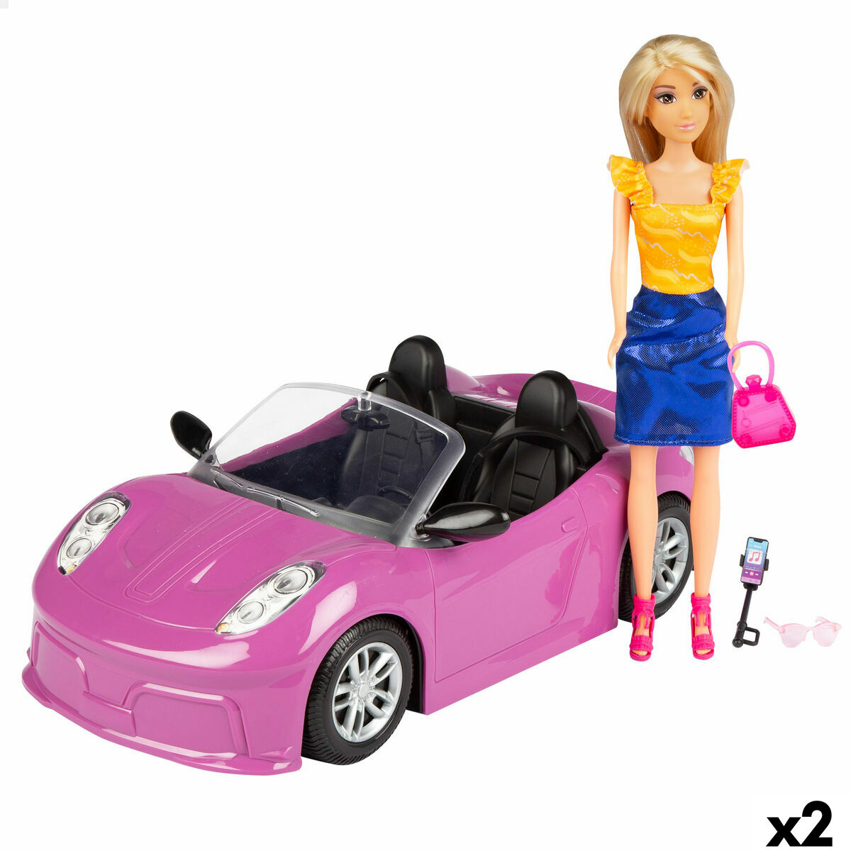 Doll Isabella 33 x 13 x 18 cm (2 Units) Doll Isabella 33 x 13 x 18 cm (2 Units)