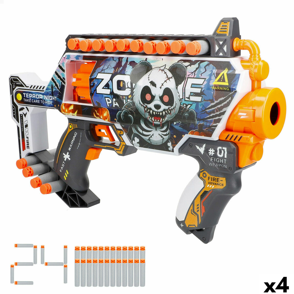 Dart Gun Colorbaby 35 x 22 x 6 cm 4 Units Dart Gun Colorbaby 35 x 22 x 6 cm 4 Units