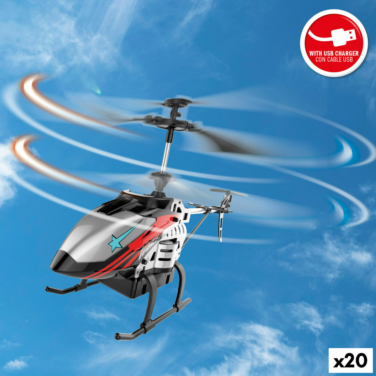 Radio control Helicopter Colorbaby (2 Units)