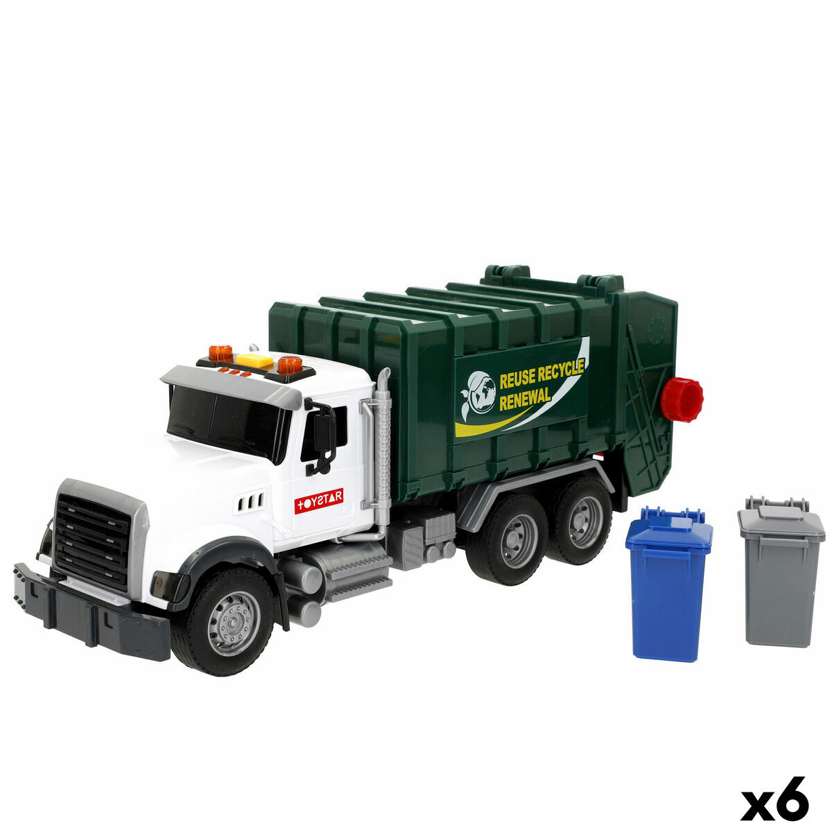 Garbage Truck Speed & Go 31 x 13 x 10 cm (6 Units) Garbage Truck Speed & Go 31 x 13 x 10 cm (6 Units)