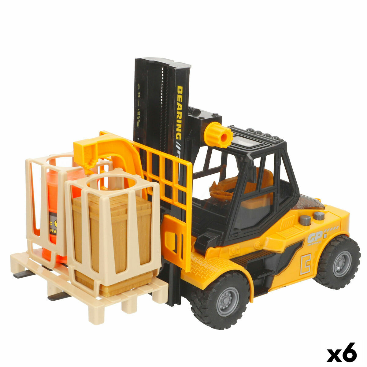 Construction Vehicles Colorbaby Light Sound 26 x 14 x 10 cm (6 Units) Construction Vehicles Colorbaby Light Sound 26 x 14 x 10 cm (6 Units)