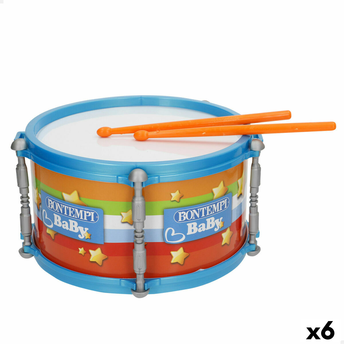 Drum Bontempi 24 x 13 x 24 cm (6 Units)