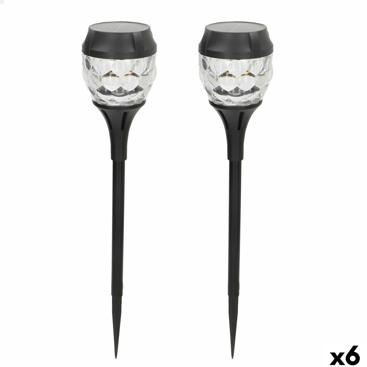 Solar lamp Aktive 9 x 40 x 9 cm (6 Units) Solar lamp Aktive 9 x 40 x 9 cm (6 Units)