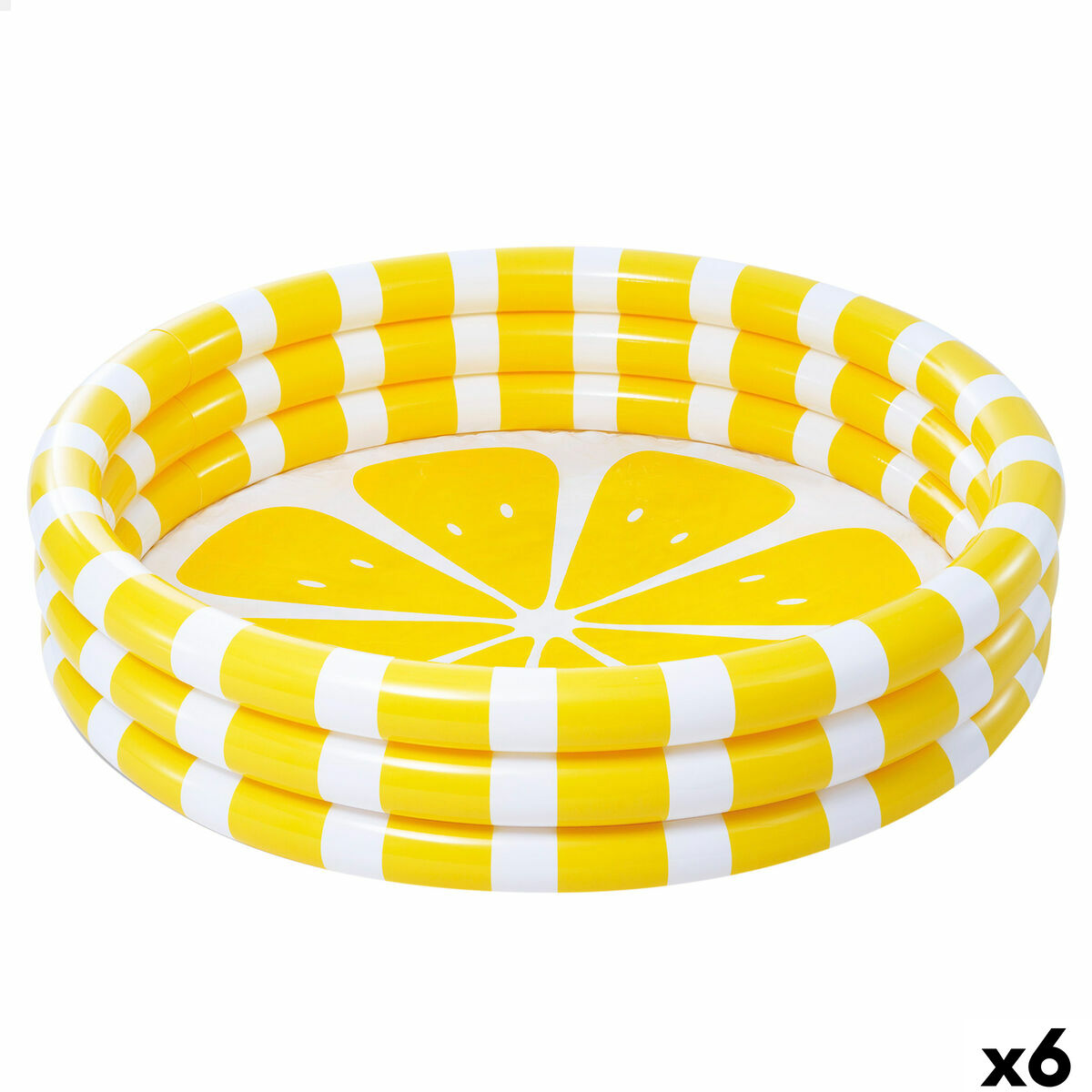 Inflatable Paddling Pool for Children Intex Lemon 147 x 33 x 147 cm Yellow (6 Units)