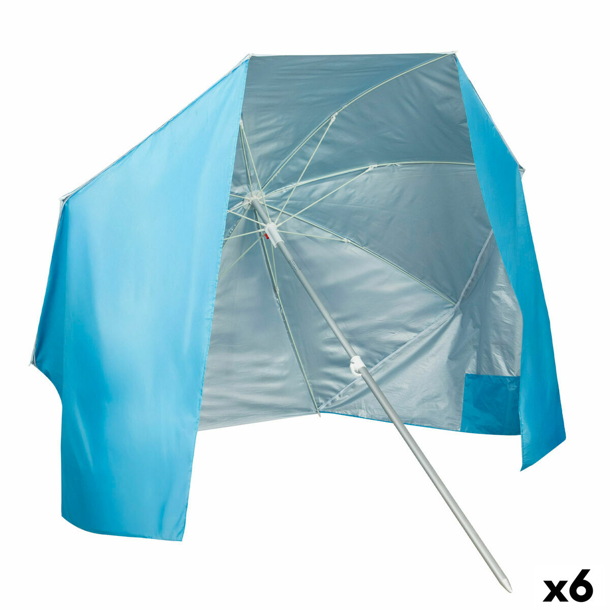 Umbrella Aktive Blue 200 x 185 x 200 cm (6 Units)