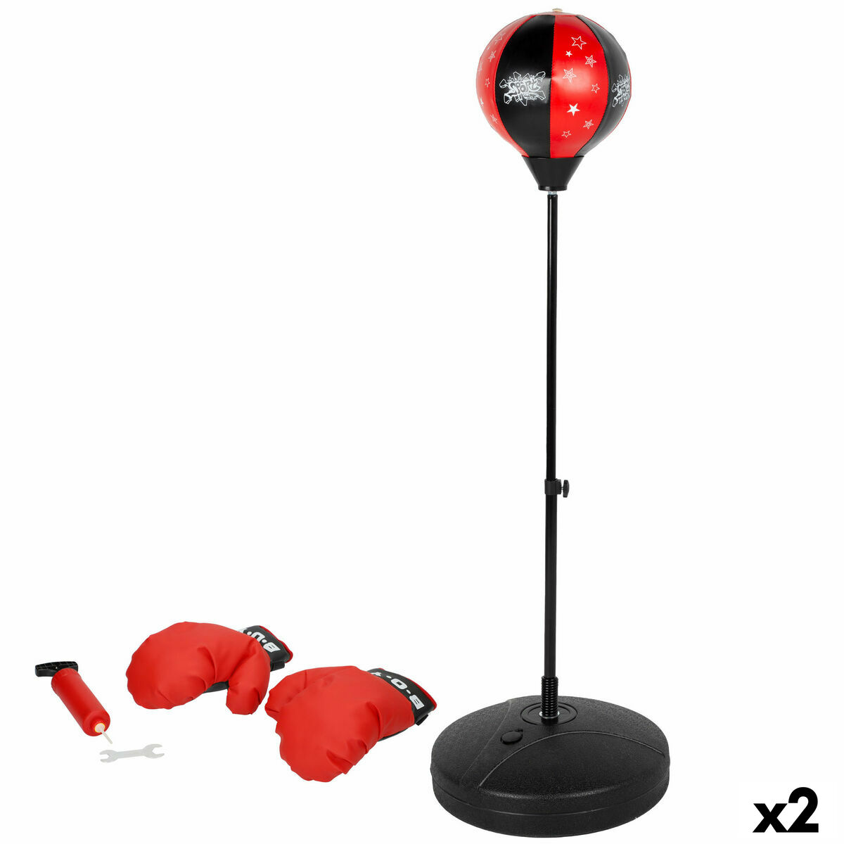 Children’s Inflatable Boxing Punchbag with Stand Colorbaby