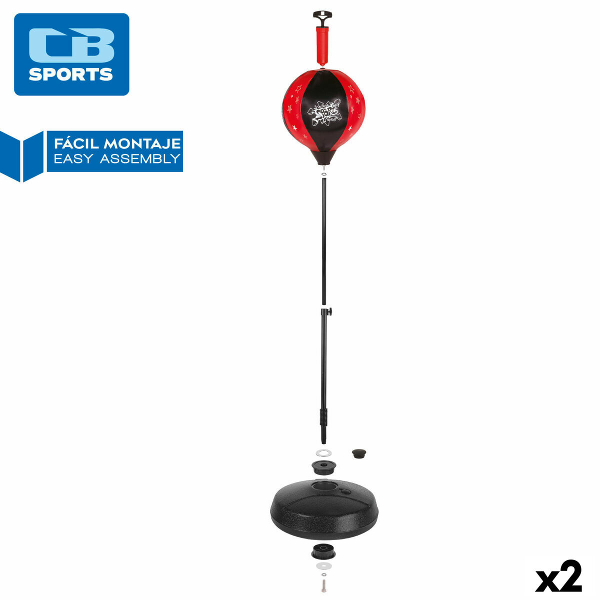 Children’s Inflatable Boxing Punchbag with Stand Colorbaby