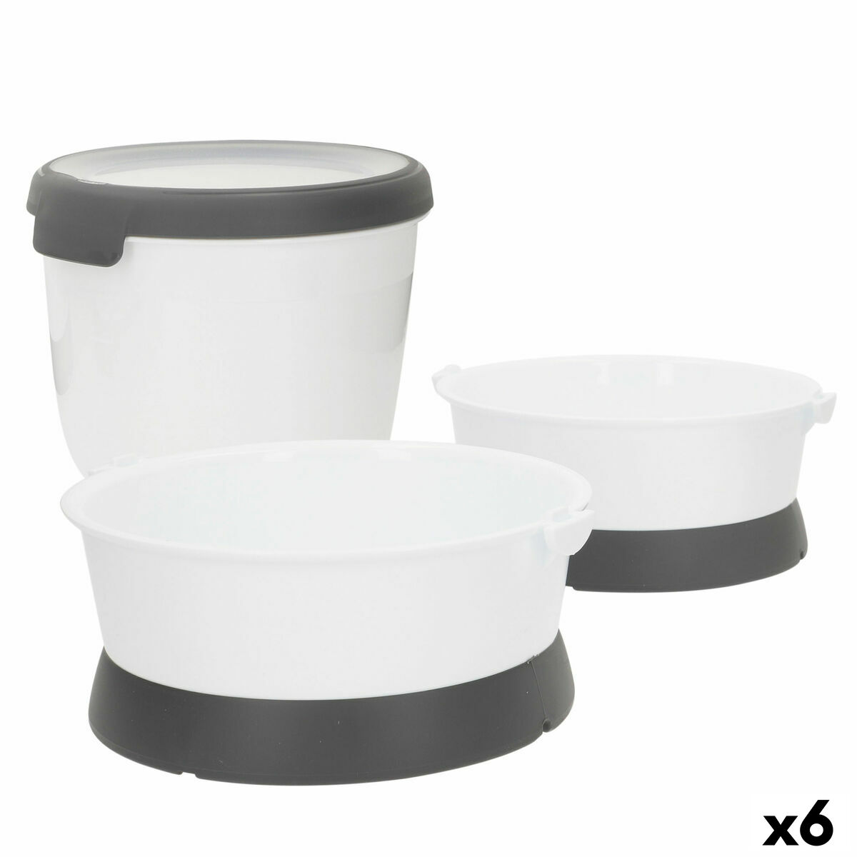 Folding Pet Bowl Curver Plastic 19 x 8 x 18 cm (6 Units)