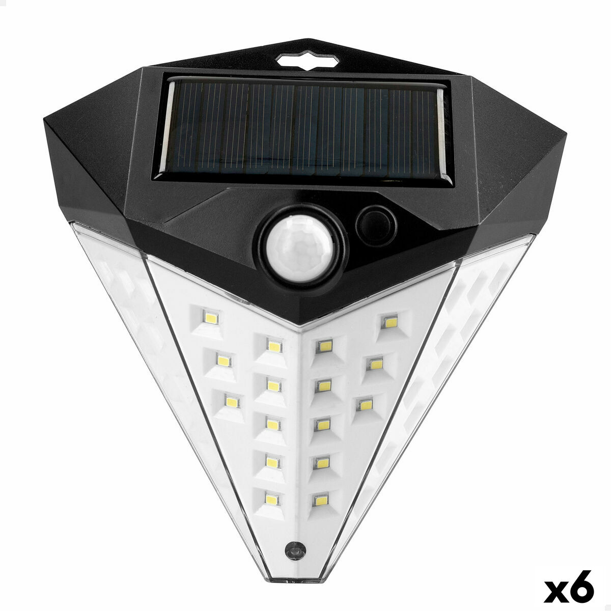 Solar lamp Aktive 15 x 15 x 7 cm (6 Units)