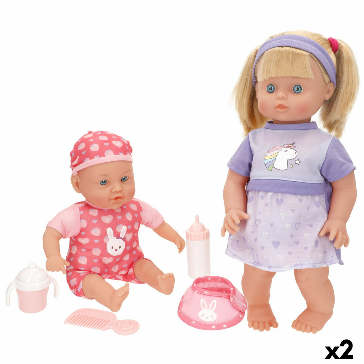 Dolls Colorbaby 17 X 42 X 11 CM 2 Units Dolls Colorbaby 17 X 42 X 11 CM 2 Units