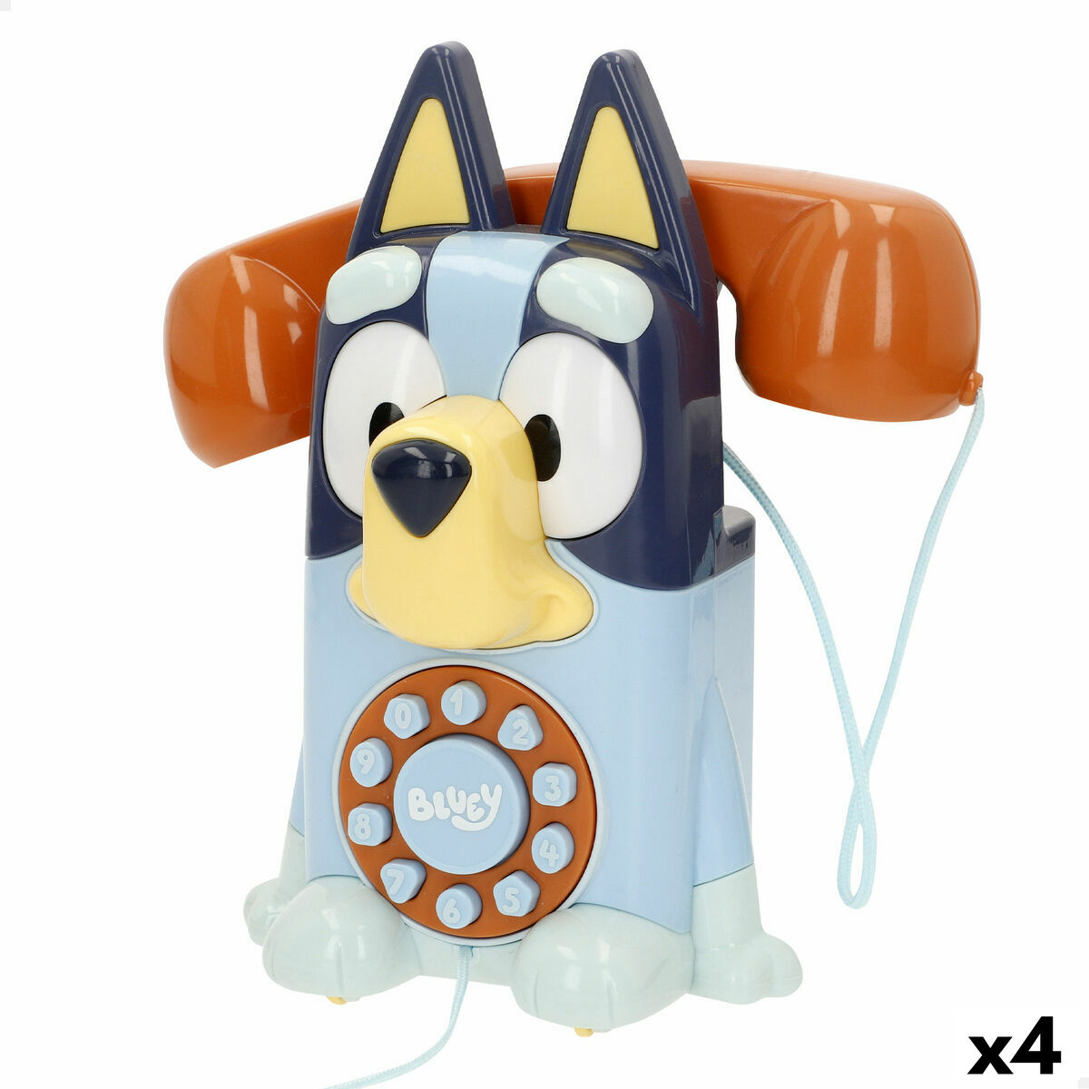 Toy telephone Bluey Plastic 16 x 18 x 8 cm (4 Units) Toy telephone Bluey Plastic 16 x 18 x 8 cm (4 Units)