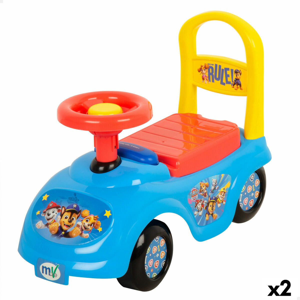 Ride-on toy The Paw Patrol 43 x 37 x 21 cm (2 Units) Ride-on toy The Paw Patrol 43 x 37 x 21 cm (2 Units)