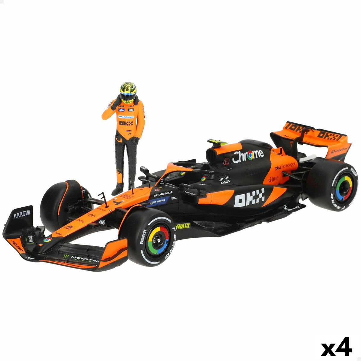 Toy car McLaren F1 2024 MCL38 (4 Units) Toy car McLaren F1 2024 MCL38 (4 Units)