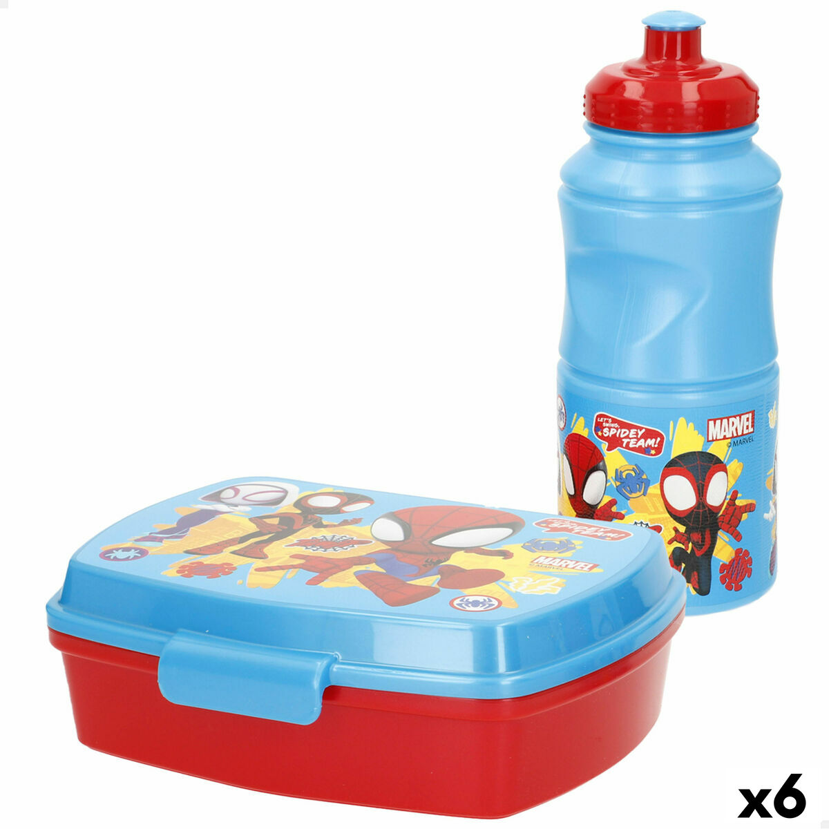 Lunch box Spidey 380 ml 17 x 5,5 x 13,5 cm Bottle (6 Units) Lunch box Spidey 380 ml 17 x 5,5 x 13,5 cm Bottle (6 Units)