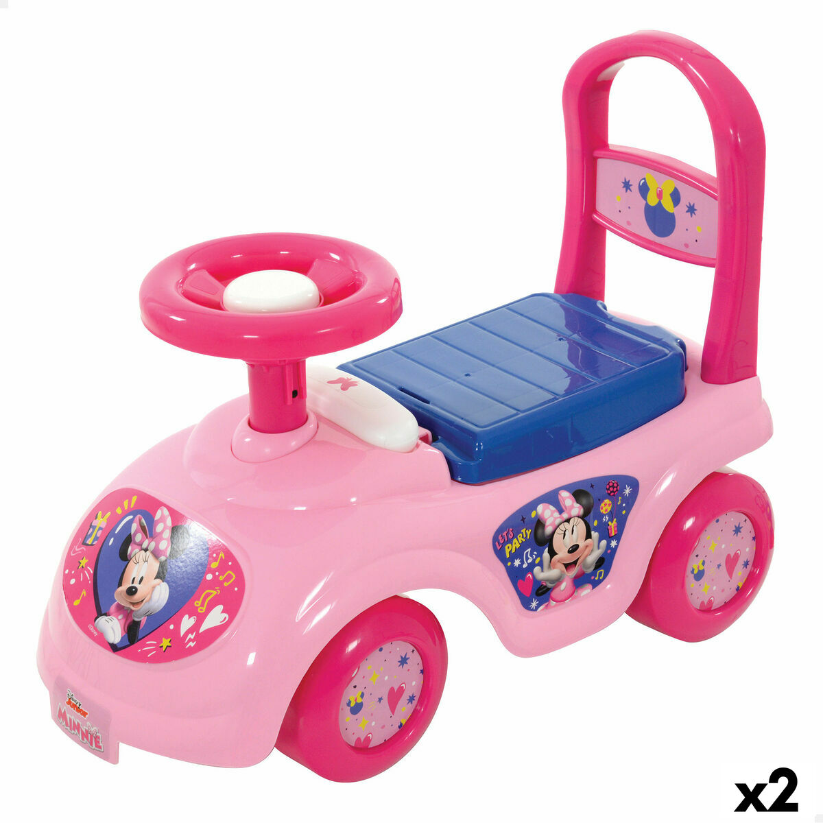 Ride-on toy Minnie Mouse 43 x 37 x 21 cm (2 Units) Ride-on toy Minnie Mouse 43 x 37 x 21 cm (2 Units)