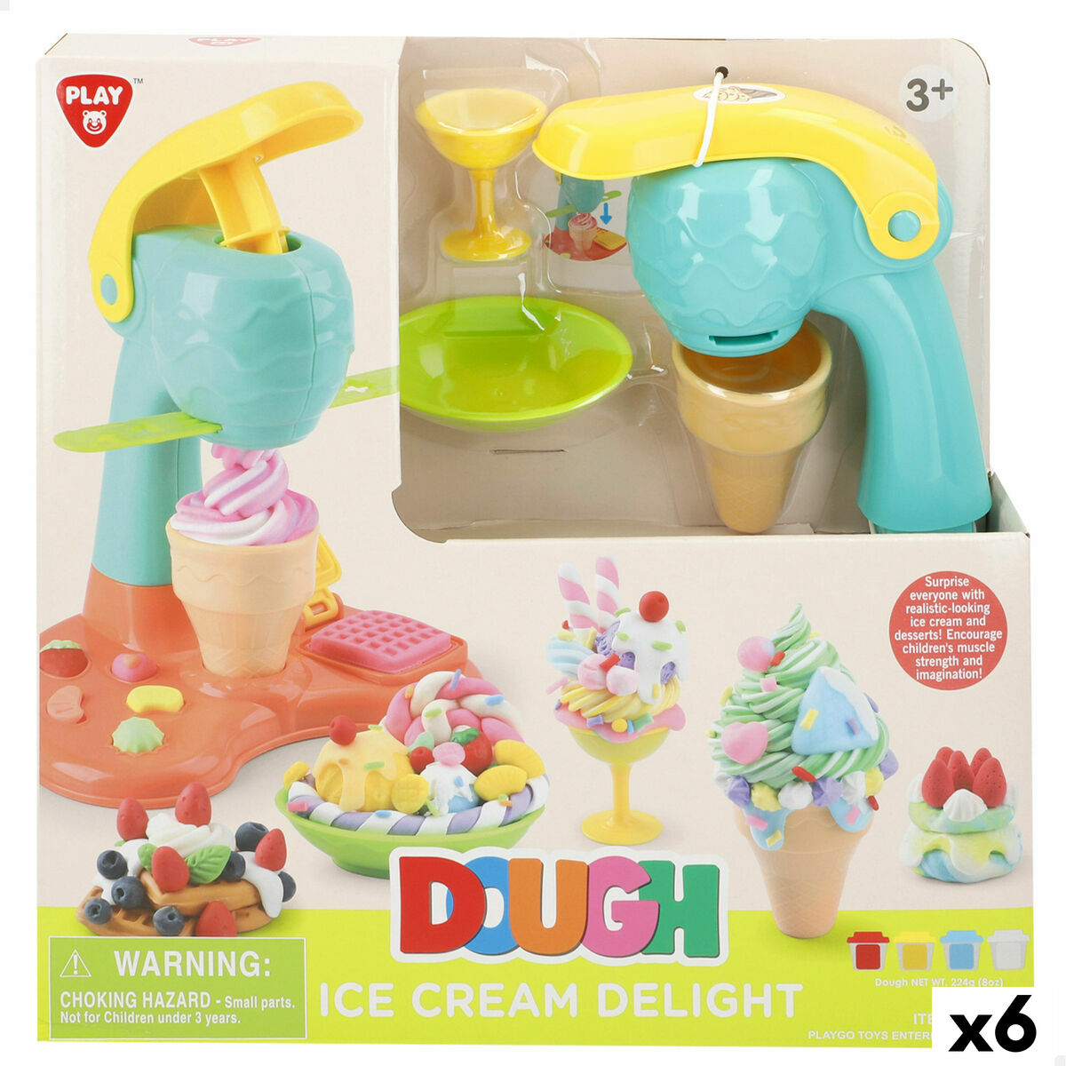 Modelling Clay Game PlayGo (6 Units)