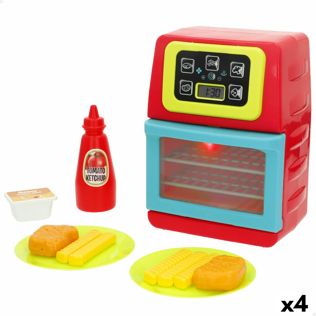 Toy deep fryer PlayGo 14 X 19,5 X 11 CM (4 Units) Toy deep fryer PlayGo 14 X 19,5 X 11 CM (4 Units)