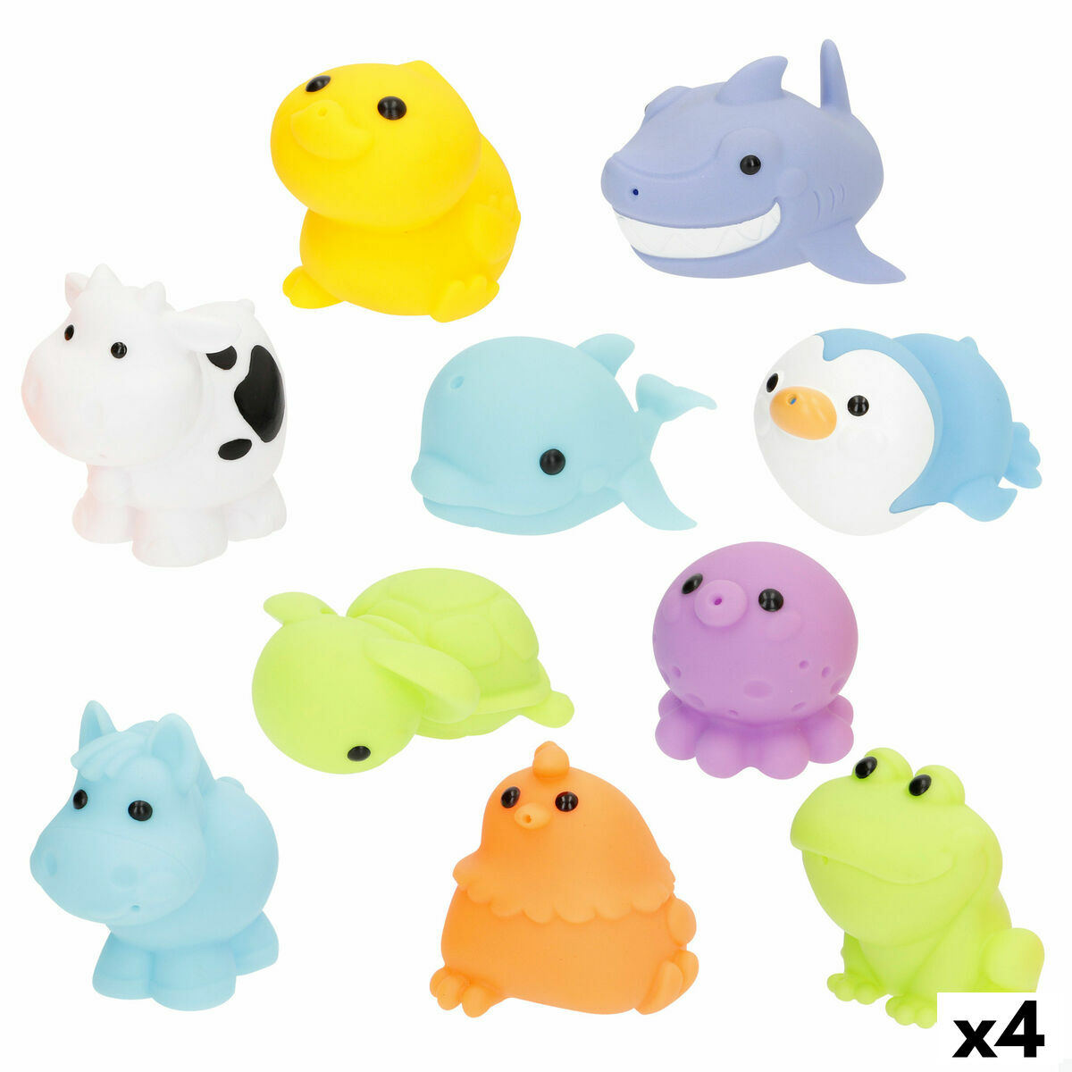 Set of Bath time Animals Winfun 6 X 4,5 X 8 CM 4 Units Set of Bath time Animals Winfun 6 X 4,5 X 8 CM 4 Units