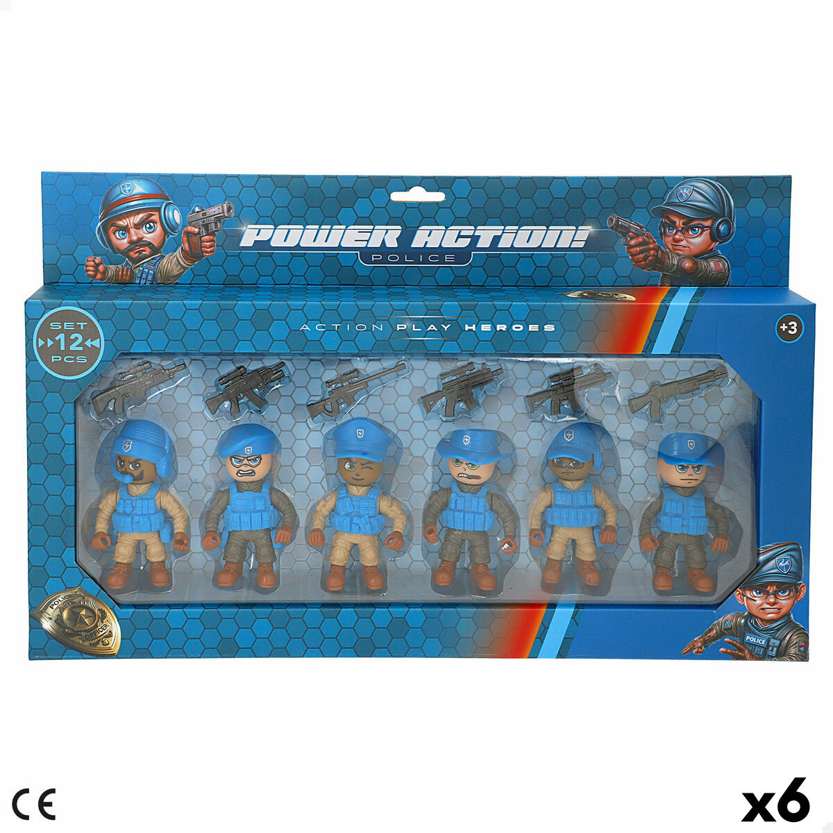 Playset Colorbaby 5 x 8 x 4 cm (6 Units) Playset Colorbaby 5 x 8 x 4 cm (6 Units)