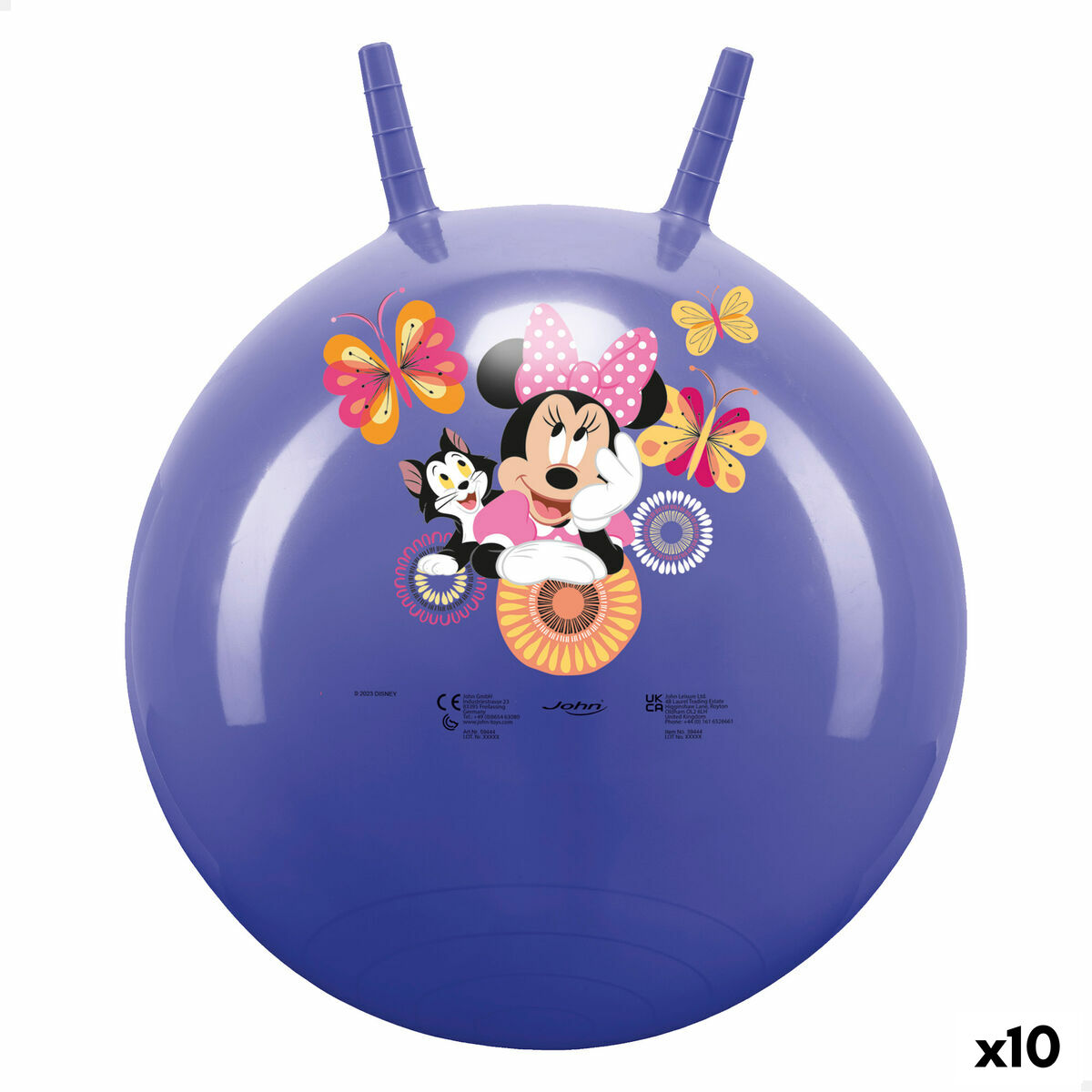 Jumping Ball Minnie Mouse Purple (10 Units)