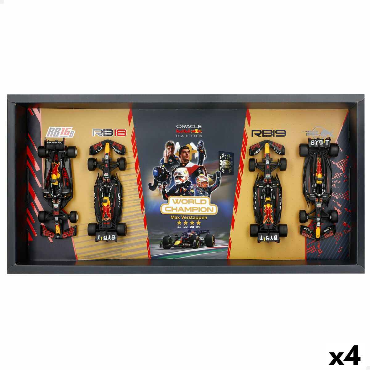 Racing car Red Bull BURAGO (4 Units) Racing car Red Bull BURAGO (4 Units)