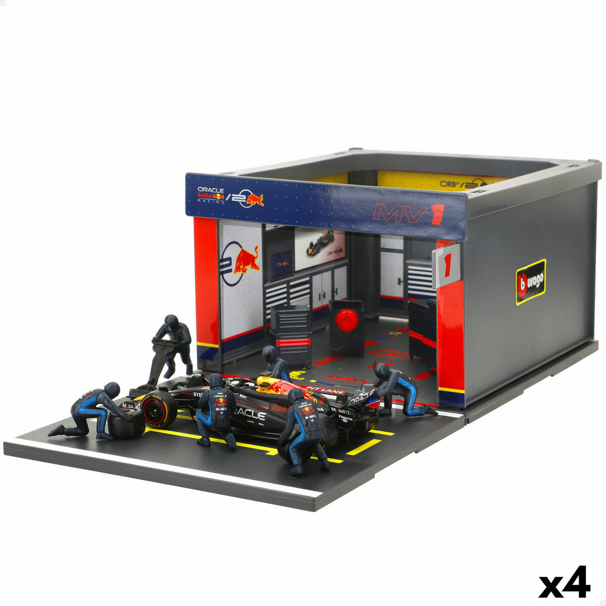 Racing car Red Bull BURAGO (4 Units) Racing car Red Bull BURAGO (4 Units)
