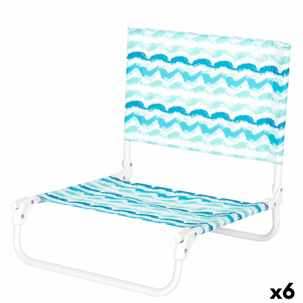 Beach Chair Aktive 45 x 50 x 50 cm (6 Units) Beach Chair Aktive 45 x 50 x 50 cm (6 Units)