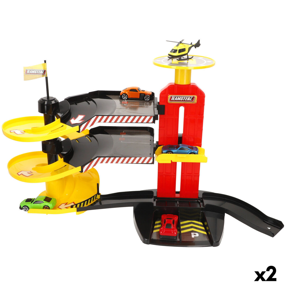 Car park with Cars 53 X 30 X 24 CM (2 Units) Car park with Cars 53 X 30 X 24 CM (2 Units)