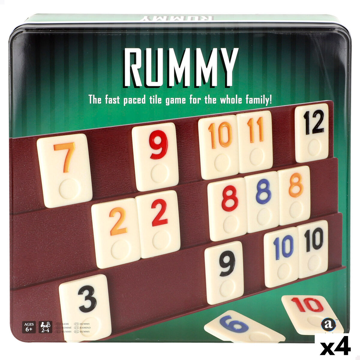 Board game Rummy (4 Units) Board game Rummy (4 Units)