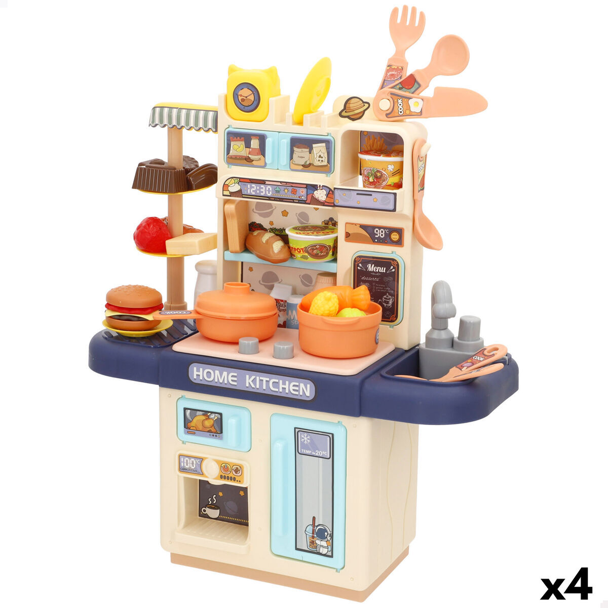 Toy kitchen Colorbaby 30 X 33 X 12 CM 30 Pieces (4 Units) Toy kitchen Colorbaby 30 X 33 X 12 CM 30 Pieces (4 Units)