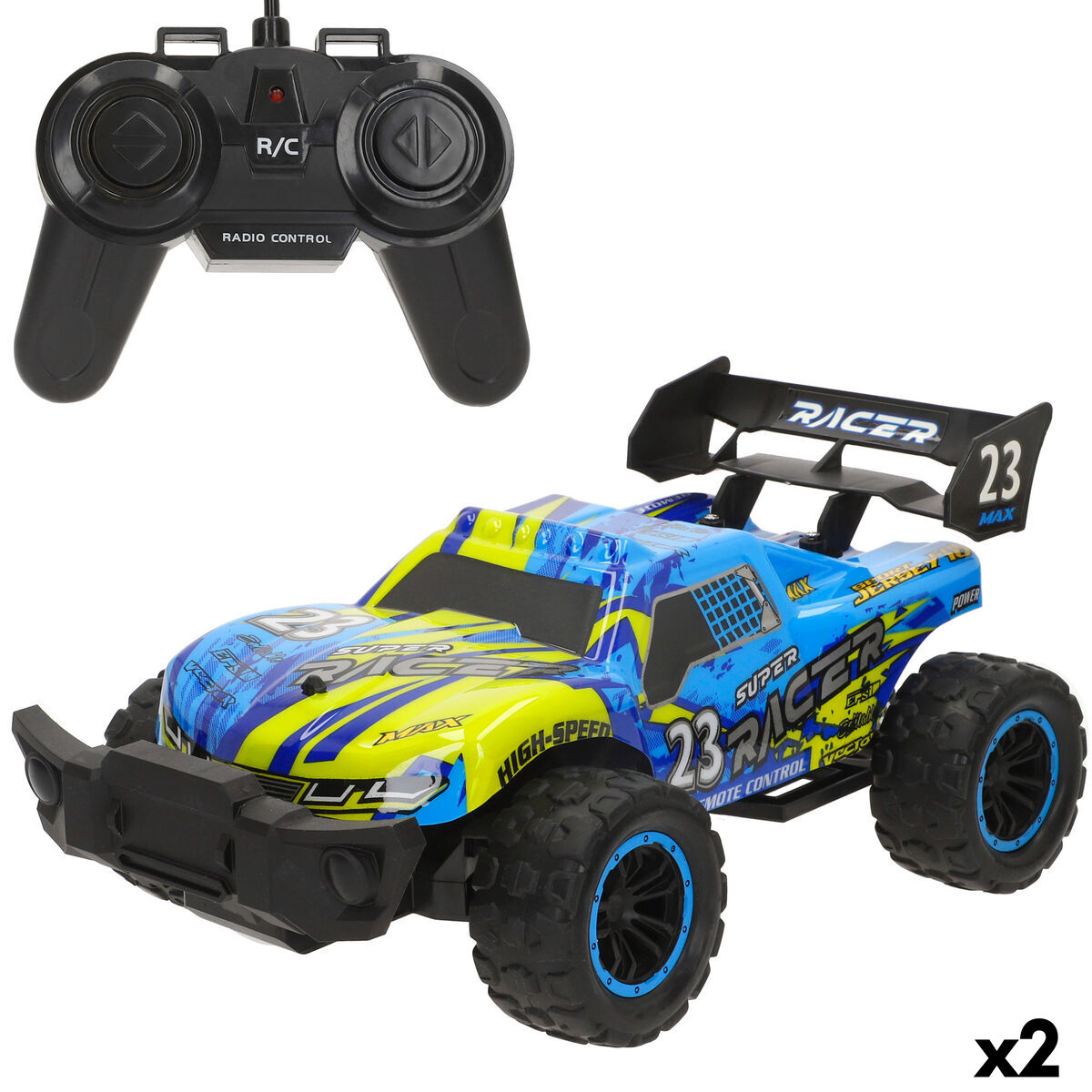 Remote-Controlled Car Speed & Go 1:14 29 X 13 X 18 CM (2 Units) Remote-Controlled Car Speed & Go 1:14 29 X 13 X 18 CM (2 Units)