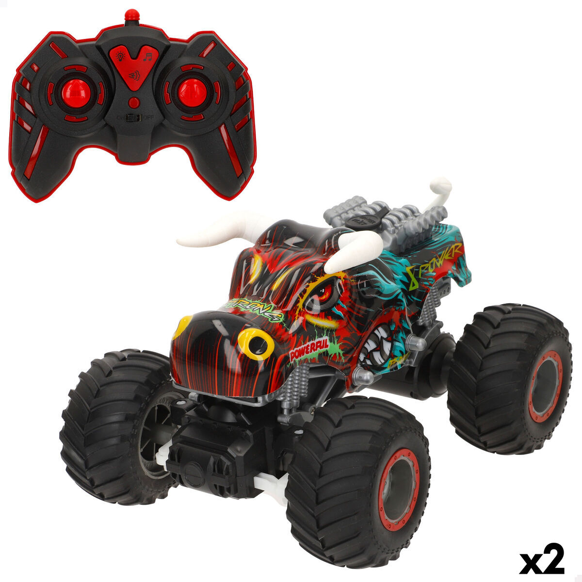 Remote-Controlled Car Speed & Go 1:16 23 X 15 X 19 CM (2 Units)