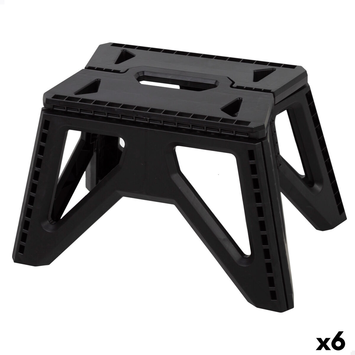 Folding Stool Aktive 39 X 23 X 27 CM (6 Units)