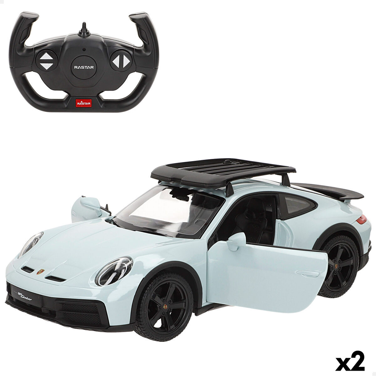 Remote-Controlled Car Porsche 32 X 12 X 13 CM (2 Units) Remote-Controlled Car Porsche 32 X 12 X 13 CM (2 Units)