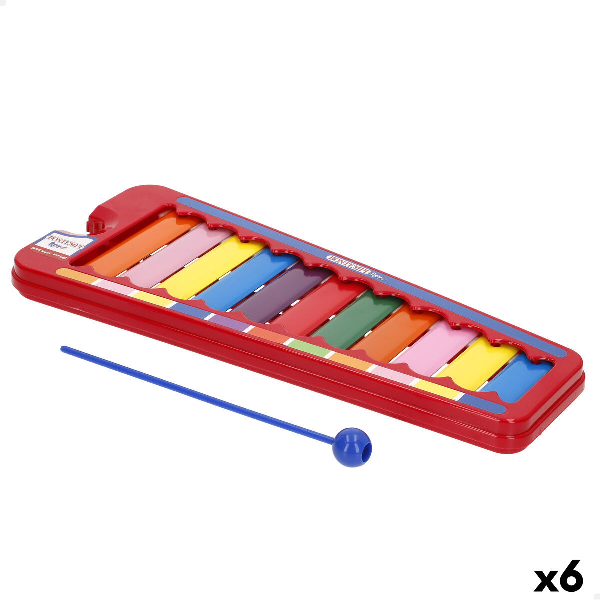 Xylophone Bontempi Metal Plastic 31 X 2 X 13 CM (6 Units) Xylophone Bontempi Metal Plastic 31 X 2 X 13 CM (6 Units)