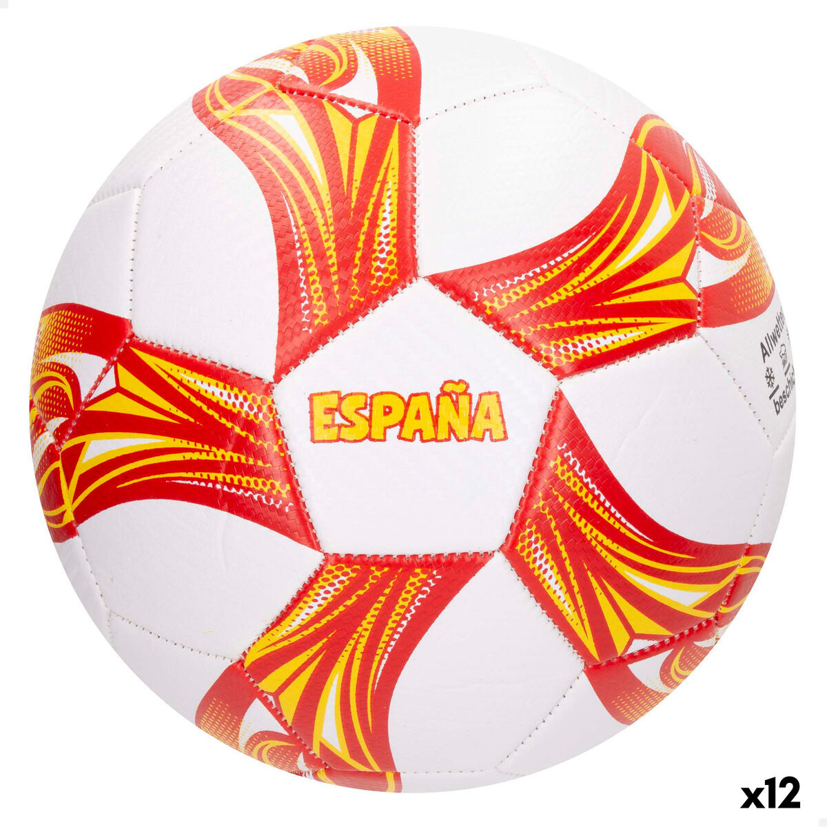 Football John Toys Espaa Size 5 22 x 22 x 22 cm 12 Units