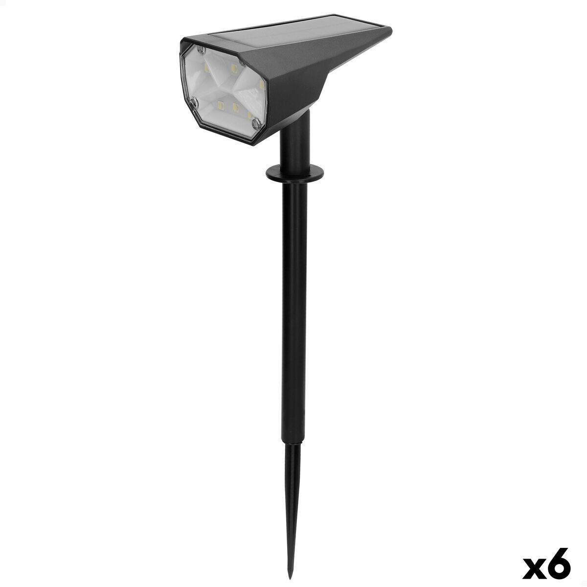 Solar lamp Aktive 8 x 37 x 11 cm (6 Units) Solar lamp Aktive 8 x 37 x 11 cm (6 Units)