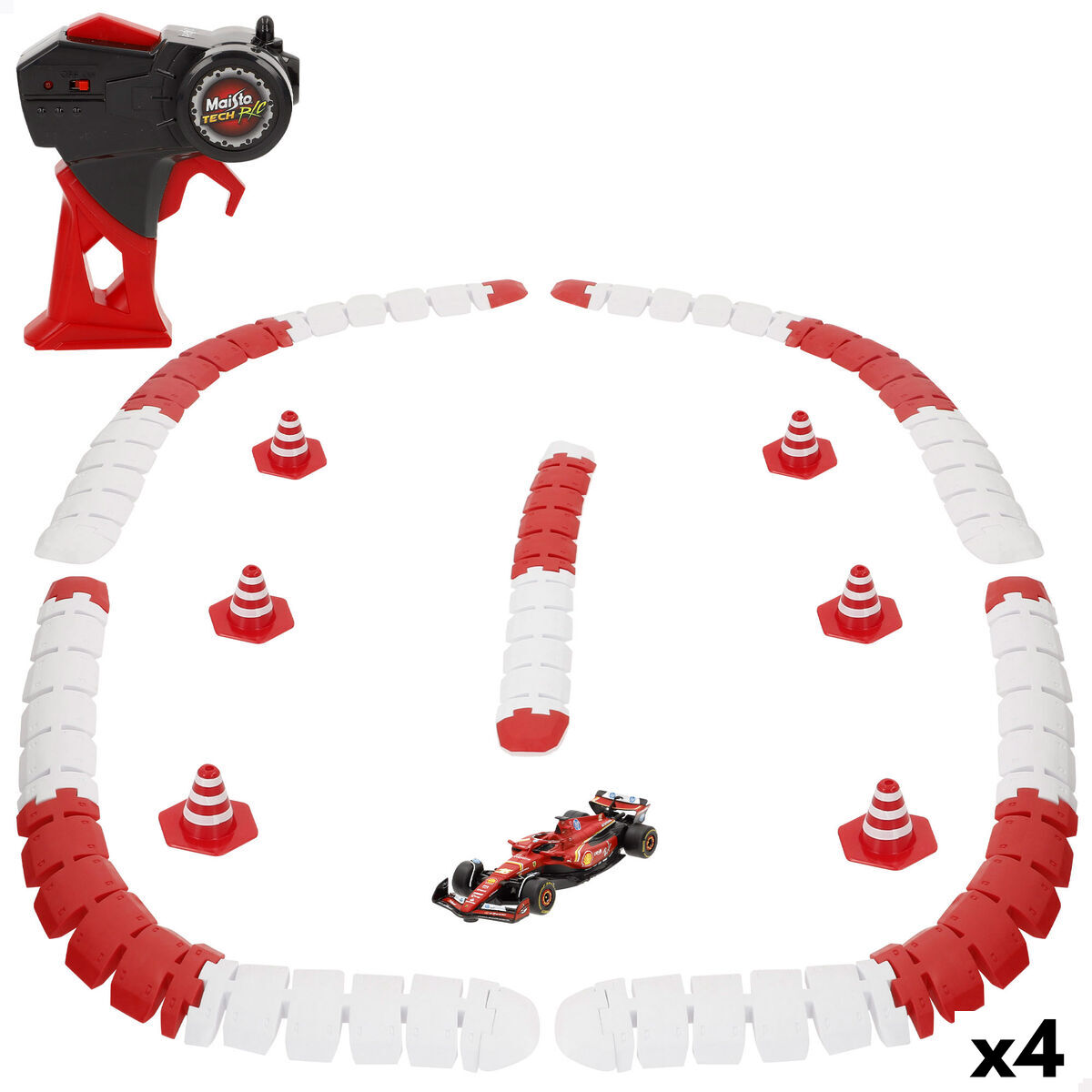 Remote-Controlled Car Audi F1 2024 FERRARI SF-24 Black Red (4 Units) Remote-Controlled Car Audi F1 2024 FERRARI SF-24 Black Red (4 Units)